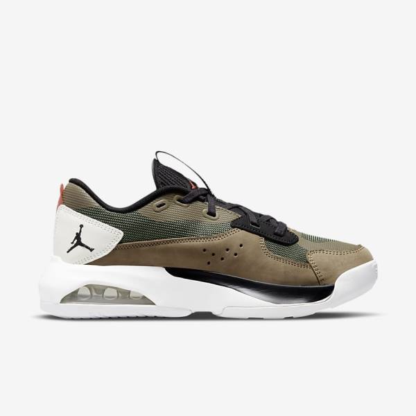 Women's Nike Jordan Air 200E Trainers Olive / White / Brown / Red | NK735XKY