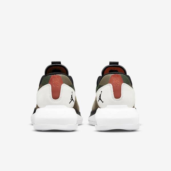 Women's Nike Jordan Air 200E Trainers Olive / White / Brown / Red | NK735XKY