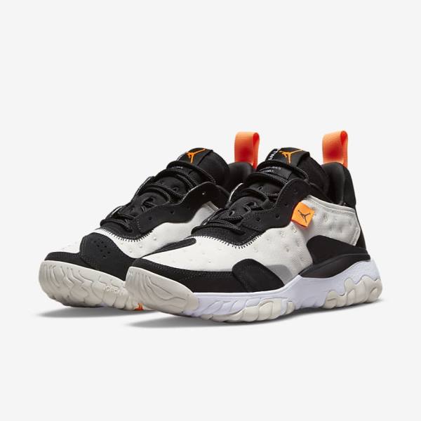 Women's Nike Jordan Delta 2 Trainers Black / White / Orange | NK064XOH