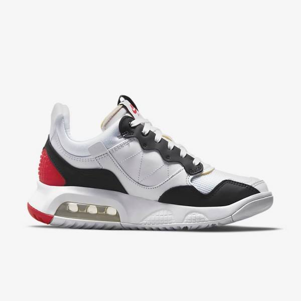 Women's Nike Jordan MA2 Trainers White / Red / Light Grey / Black | NK360KRD