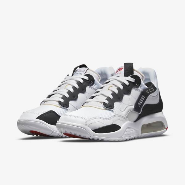 Women's Nike Jordan MA2 Trainers White / Red / Light Grey / Black | NK360KRD