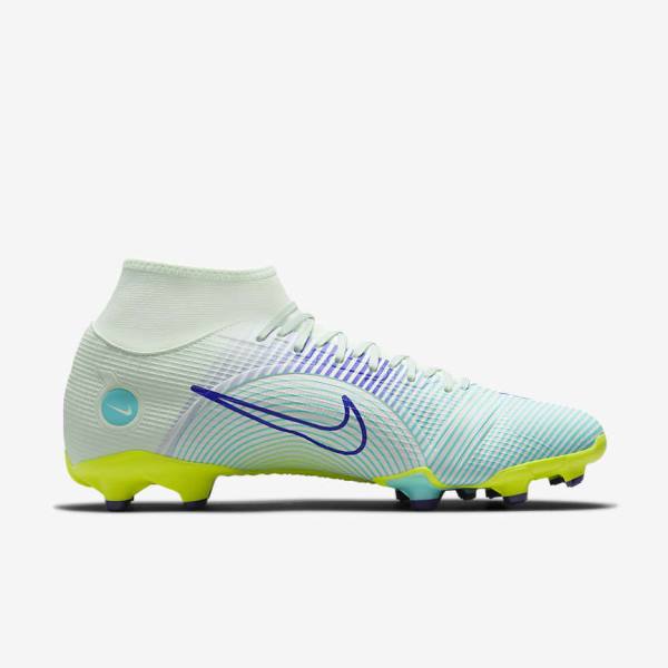 Women's Nike Mercurial Dream Speed Superfly 8 Academy MG Multi-Grounds Football Shoes Green / Purple / Green | NK136RIF