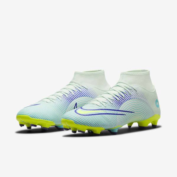 Women's Nike Mercurial Dream Speed Superfly 8 Academy MG Multi-Grounds Football Shoes Green / Purple / Green | NK136RIF