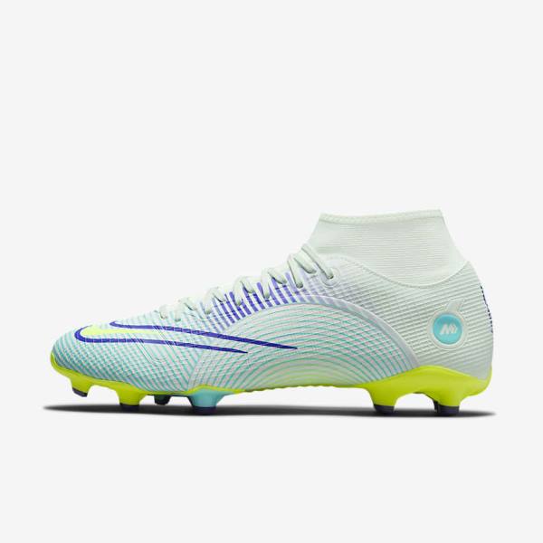 Women\'s Nike Mercurial Dream Speed Superfly 8 Academy MG Multi-Grounds Football Shoes Green / Purple / Green | NK136RIF