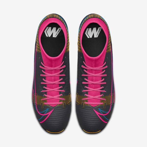 Women's Nike Mercurial Superfly 8 Academy By You Custom Football Shoes Multicolor | NK385WUX