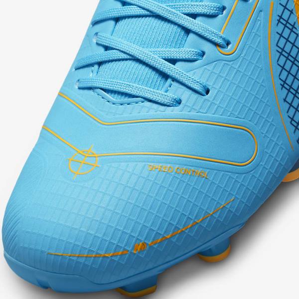 Women's Nike Mercurial Superfly 8 Academy MG Multi-Grounds Football Shoes Blue / Orange | NK937ZFV