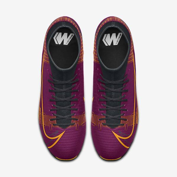 Women's Nike Mercurial Superfly 8 Academy By You Custom Football Shoes Multicolor | NK973NDU