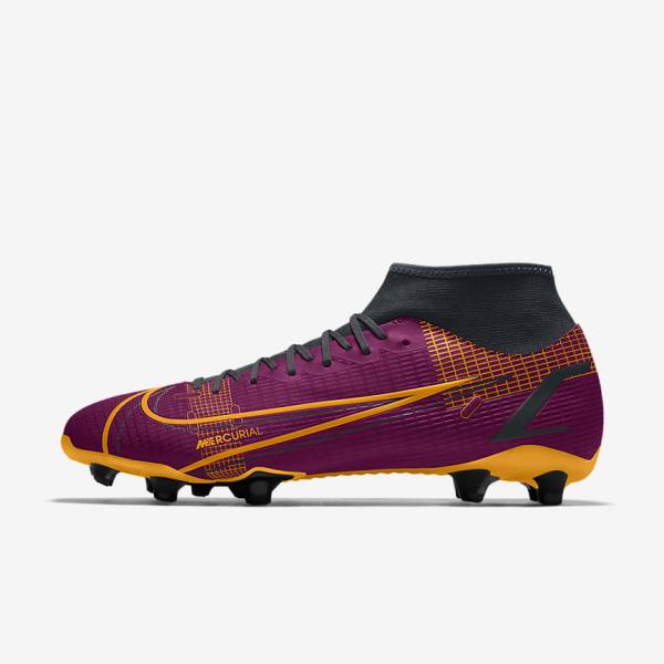 Women\'s Nike Mercurial Superfly 8 Academy By You Custom Football Shoes Multicolor | NK973NDU