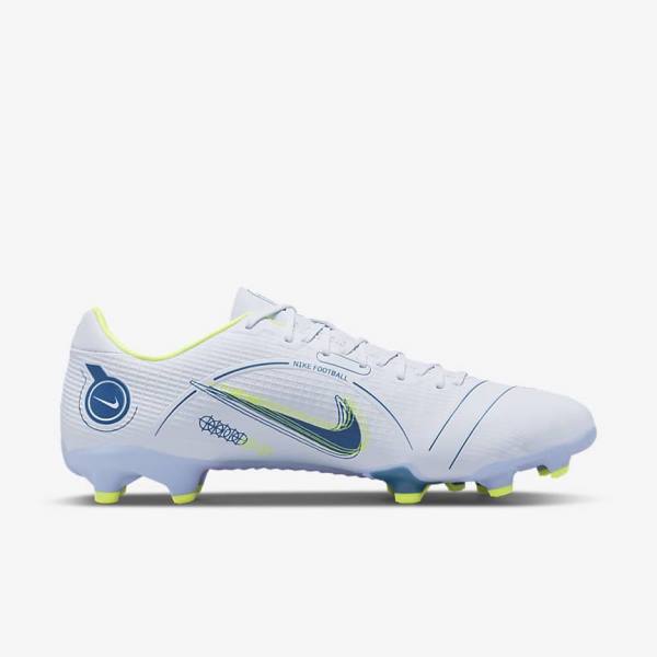 Women's Nike Mercurial Vapor 14 Academy MG Multi-Ground Football Shoes Grey / Light Blue / Blue | NK296ADH