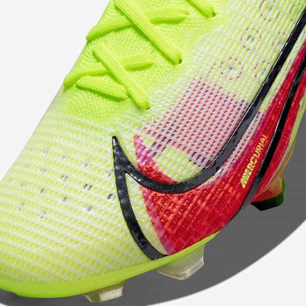 Women's Nike Mercurial Vapor 14 Elite FG Firm-Ground Football Shoes Black / Light Red | NK035RLW