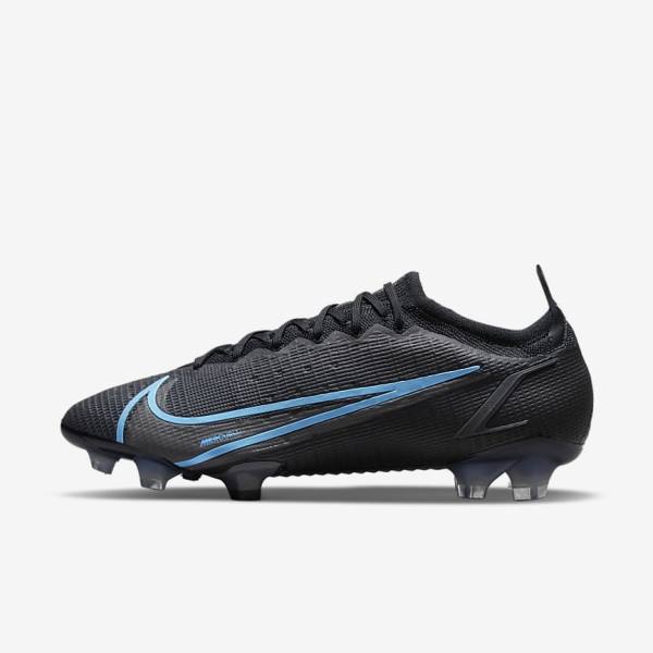 Women\'s Nike Mercurial Vapor 14 Elite FG Firm-Ground Football Shoes Black | NK485CEB