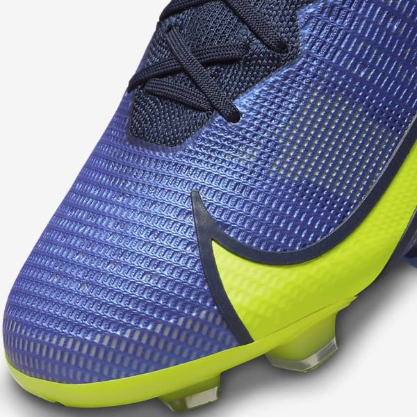 Women's Nike Mercurial Vapor 14 Elite FG Firm-Ground Football Shoes Blue | NK756PQT