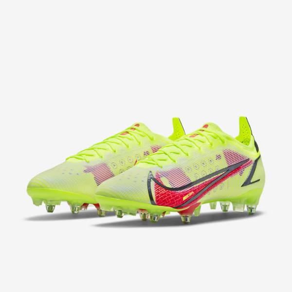 Women's Nike Mercurial Vapor 14 Elite SG-Pro AC Soft-Ground Football Shoes Black / Light Red | NK357WFX