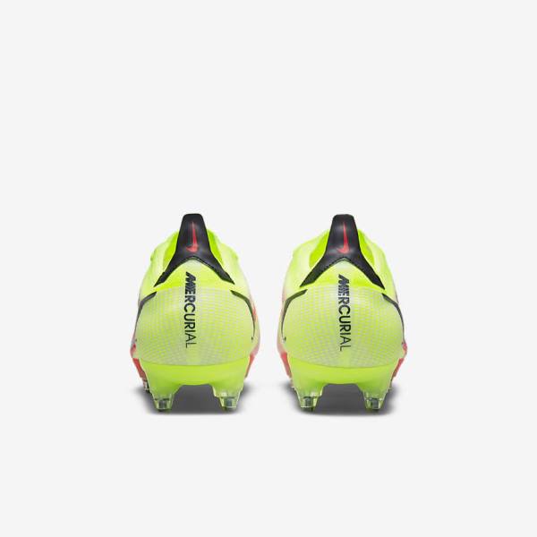 Women's Nike Mercurial Vapor 14 Elite SG-Pro AC Soft-Ground Football Shoes Black / Light Red | NK357WFX