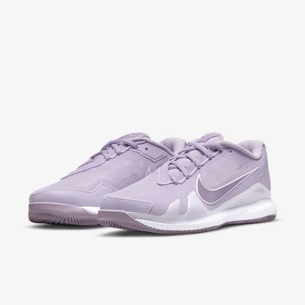 Women's Nike NikeCourt Air Zoom Vapor Pro Hard-Court Tennis Shoes White | NK246FMV