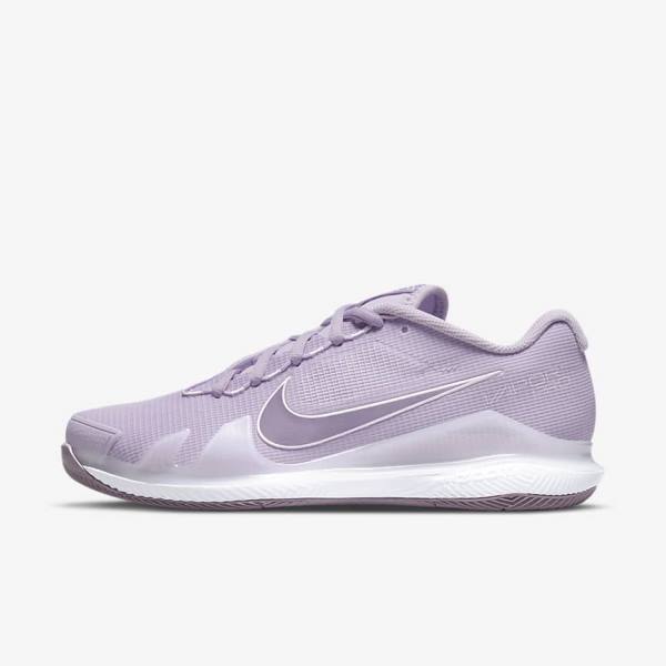 Women\'s Nike NikeCourt Air Zoom Vapor Pro Hard-Court Tennis Shoes White | NK246FMV