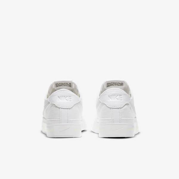 Women's Nike NikeCourt Legacy Canvas Trainers White | NK104VBU