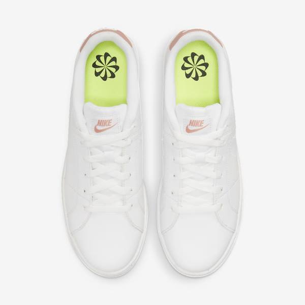 Women's Nike NikeCourt Royale 2 Next Nature Trainers White / Black / Rose | NK492NCA