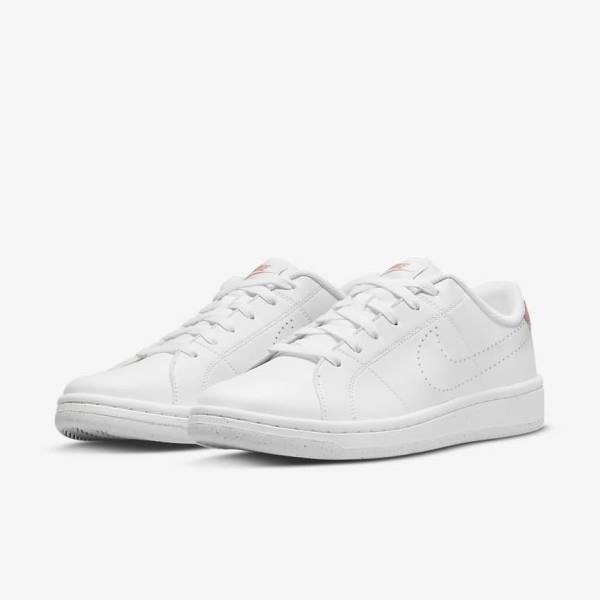 Women's Nike NikeCourt Royale 2 Next Nature Trainers White / Black / Rose | NK492NCA