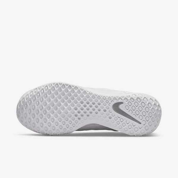 Women's Nike NikeCourt Zoom NXT Hard Court Tennis Shoes White / Grey / Metal Silver | NK620EAO