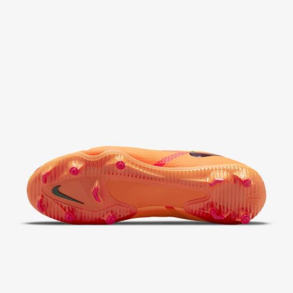 Women's Nike Phantom GT2 Academy Dynamic Fit MG Multi-Ground Football Shoes Orange / Light Red / Black | NK763CEV