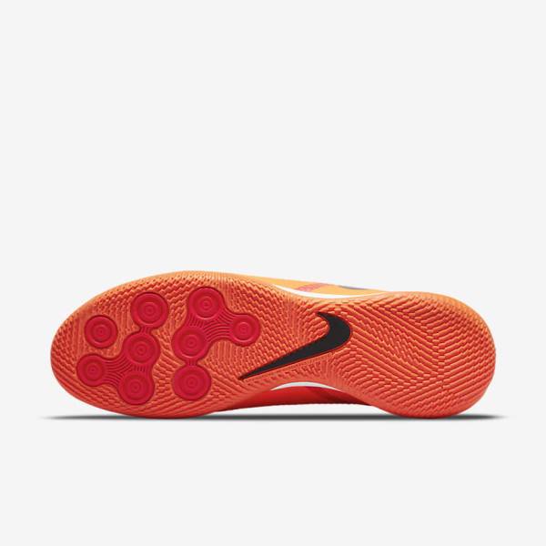 Women's Nike Phantom GT2 Academy Dynamic Fit IC Indoor Court Football Shoes Orange / Light Red / Black | NK862DVO