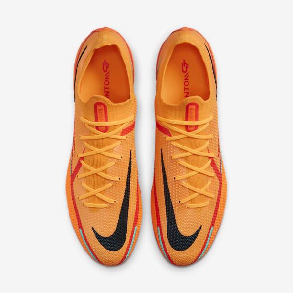 Women's Nike Phantom GT2 Elite AG-Pro Artificial-Grass Football Shoes Orange / Light Red / Black | NK623UPW