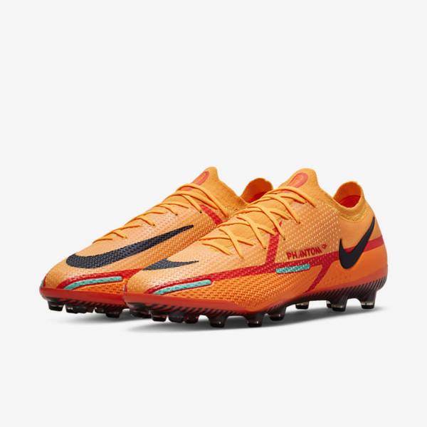 Women's Nike Phantom GT2 Elite AG-Pro Artificial-Grass Football Shoes Orange / Light Red / Black | NK623UPW