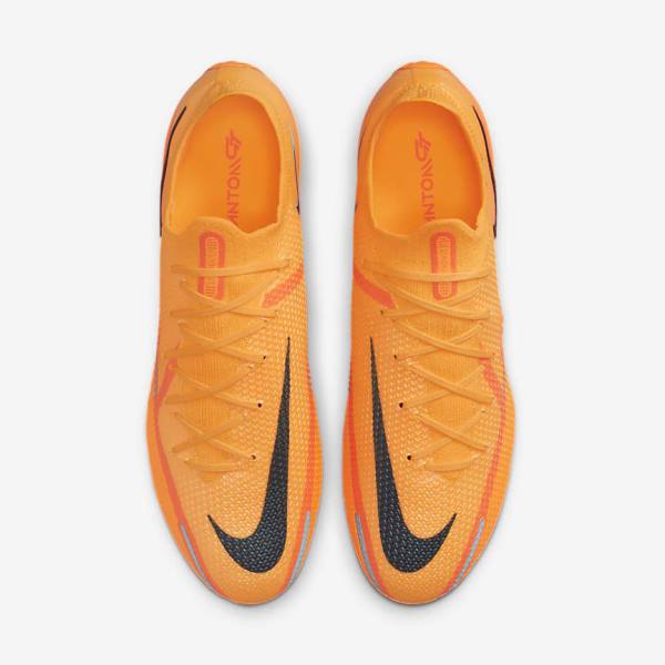 Women's Nike Phantom GT2 Elite SG-Pro AC Soft-Ground Football Shoes Orange / Light Red / Black | NK039OWS