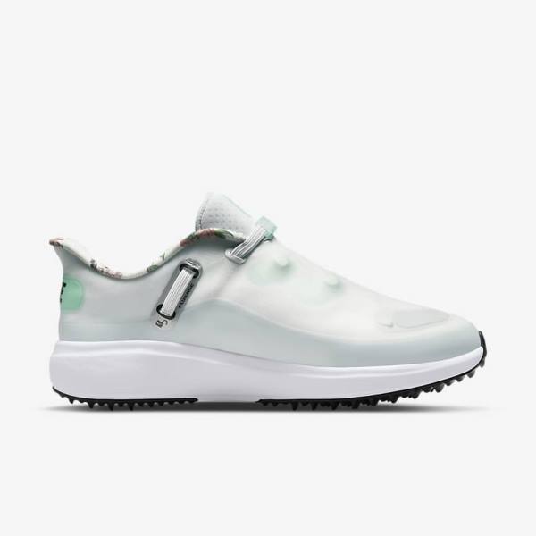 Women's Nike React Ace Tour Golf Shoes White / Platinum / Mint / Black | NK026QZA