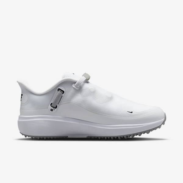 Women's Nike React Ace Tour Golf Shoes White / Light Grey / Black | NK251HPI