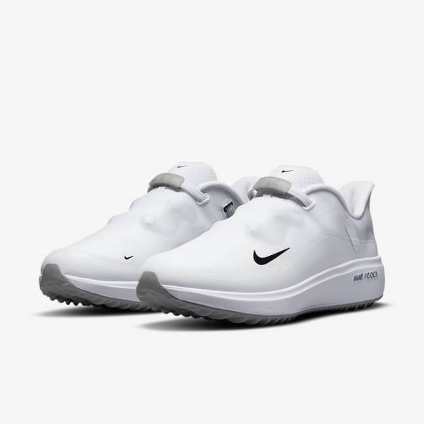 Women's Nike React Ace Tour Golf Shoes White / Light Grey / Black | NK251HPI