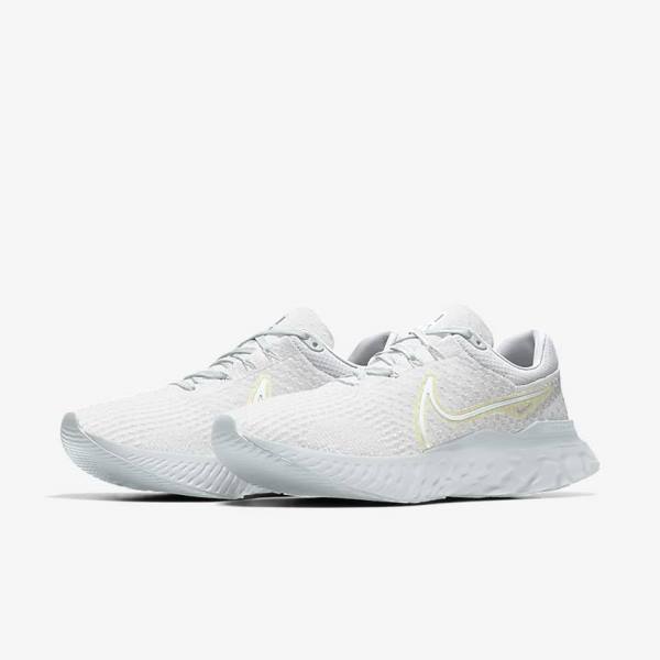 Women's Nike React Infinity Run 3 By You Custom Road Running Shoes White | NK279CDG