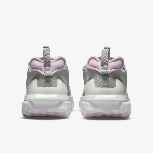 Women's Nike React Vision Trainers Light Beige / White / Pink | NK821OWJ