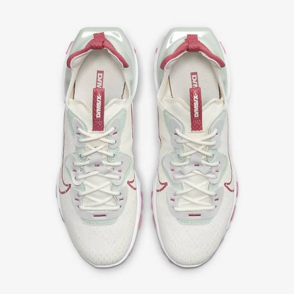 Women's Nike React Vision Trainers Platinum / Pink | NK310JRX