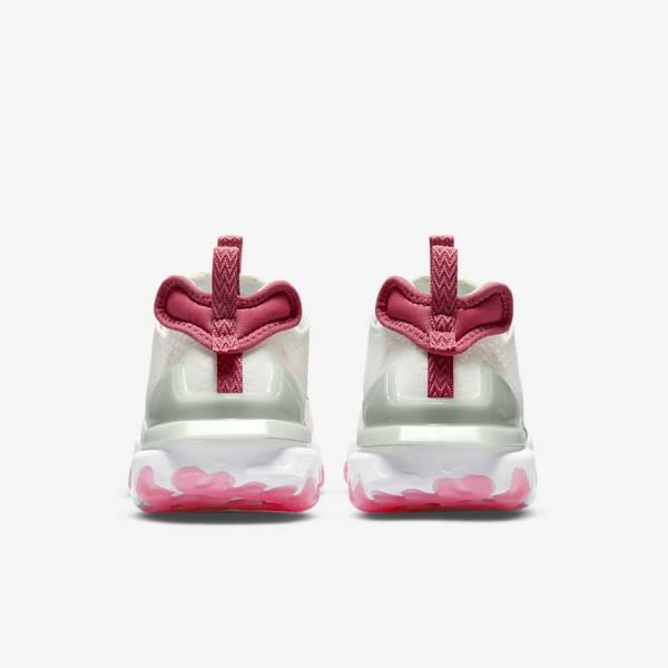 Women's Nike React Vision Trainers Platinum / Pink | NK310JRX