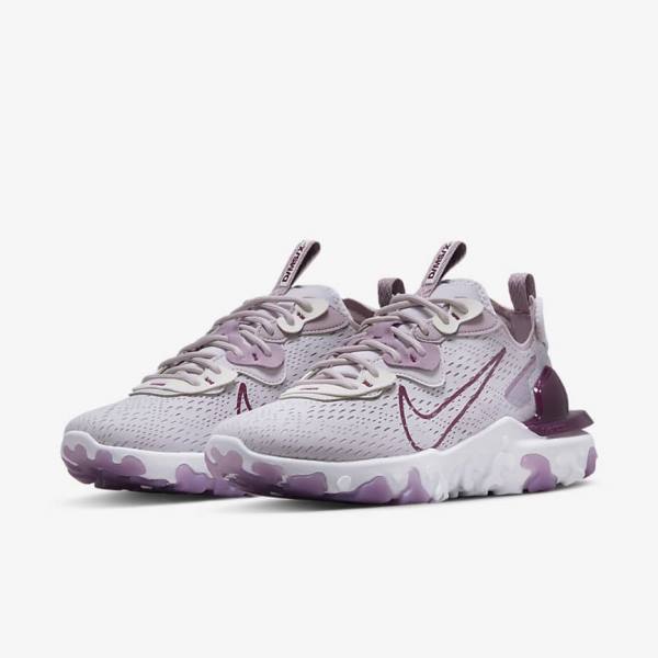 Women's Nike React Vision Trainers Purple | NK478OHZ