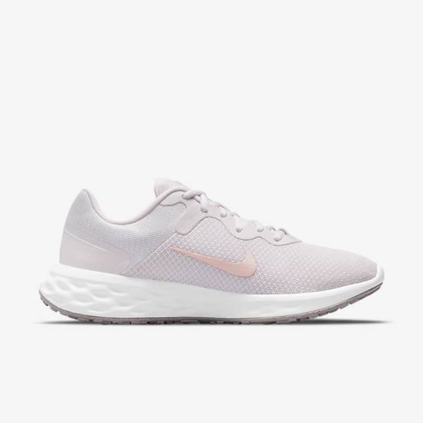 Women's Nike Revolution 6 Next Nature Road Running Shoes Light Purple / White | NK510NTG