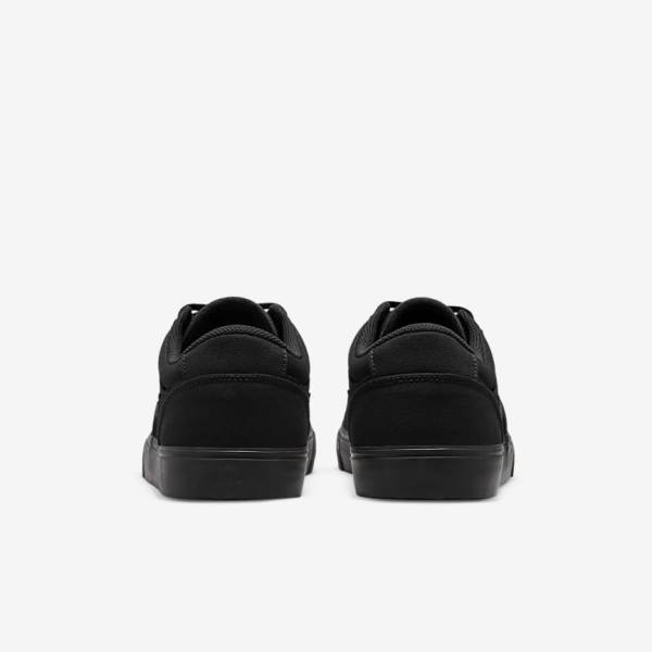 Women's Nike SB Chron 2 Canvas Skate Shoes Black | NK194VTQ