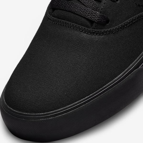 Women's Nike SB Chron 2 Canvas Skate Shoes Black | NK194VTQ