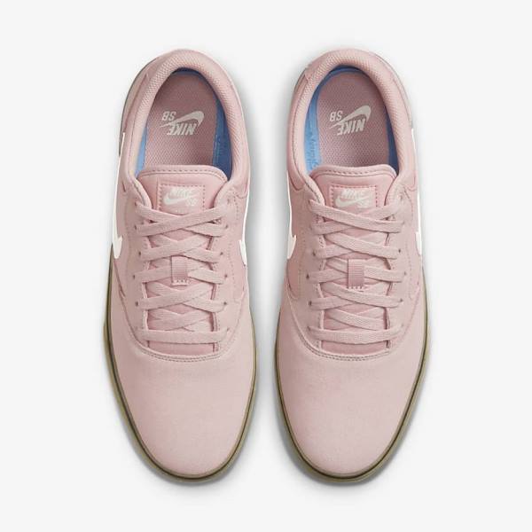 Women's Nike SB Chron 2 Skate Shoes Pink / Light Brown | NK471XKI