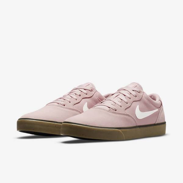 Women's Nike SB Chron 2 Skate Shoes Pink / Light Brown | NK471XKI