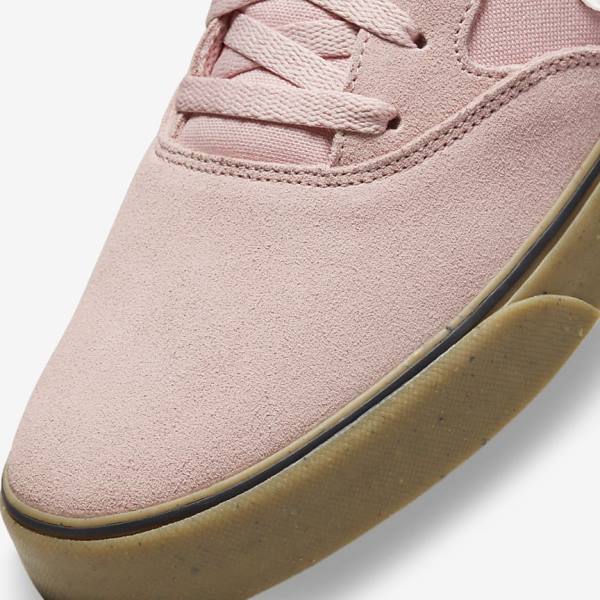 Women's Nike SB Chron 2 Skate Shoes Pink / Light Brown | NK471XKI