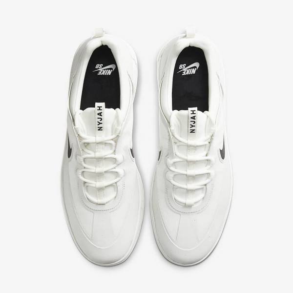 Women's Nike SB Nyjah Free 2 Skate Shoes White / Black | NK697XMG