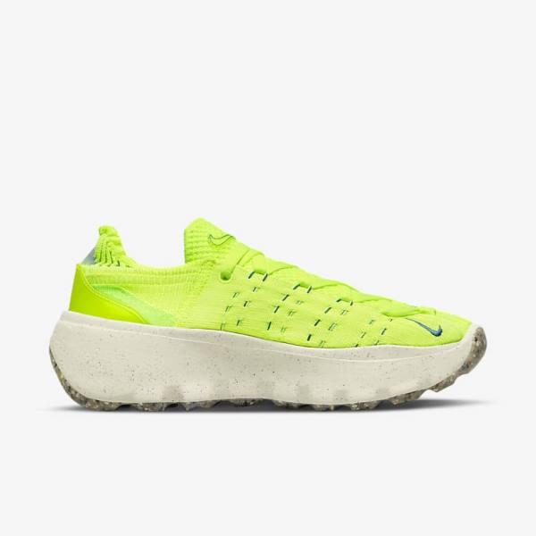 Women's Nike Space Hippie 04 Trainers Light Lemon / Green / Turquoise | NK791ZBA