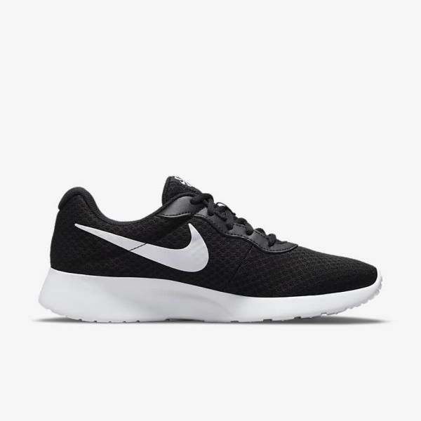 Women's Nike Tanjun Trainers Black / White | NK237ZGJ