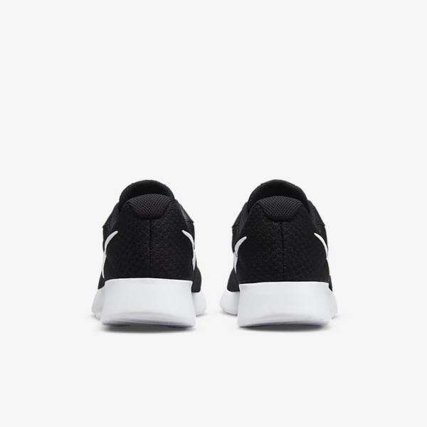 Women's Nike Tanjun Trainers Black / White | NK237ZGJ