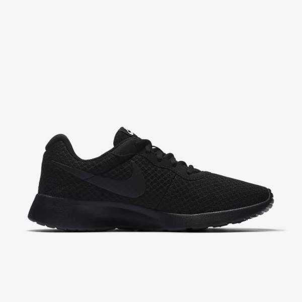 Women's Nike Tanjun Trainers Black / White | NK729JQV