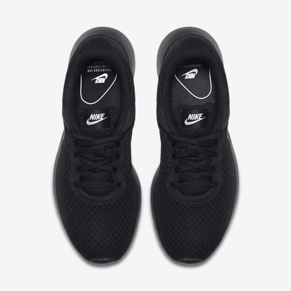 Women's Nike Tanjun Trainers Black / White | NK729JQV