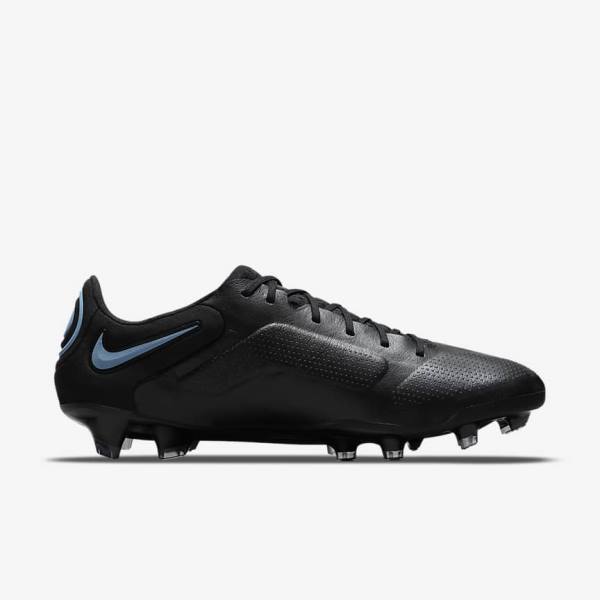 Women's Nike Tiempo Legend 9 Elite FG Firm-Ground Football Shoes Black / Grey | NK189PRL